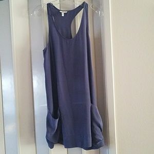 Blue swimsuit cover up